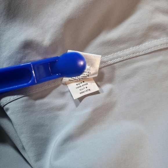 Mizzen+Main Leeward Dress Shirt Mens M Trim Fit Solid Gray - Picture 4 of 8